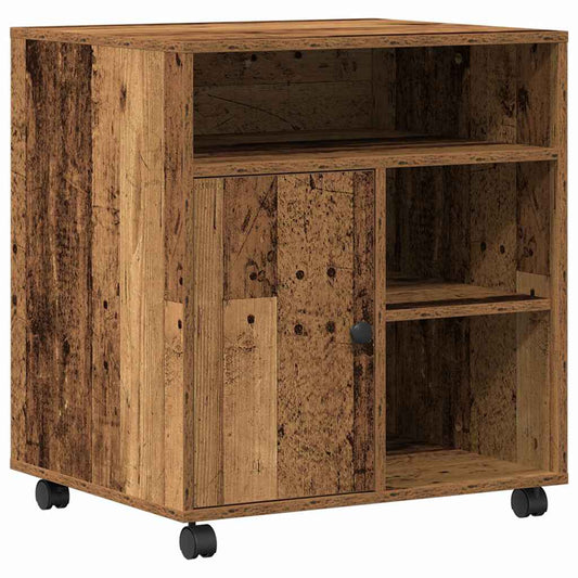 Druckerständer Altholz 60 x 50 x 67 cm Holzwerkstoff