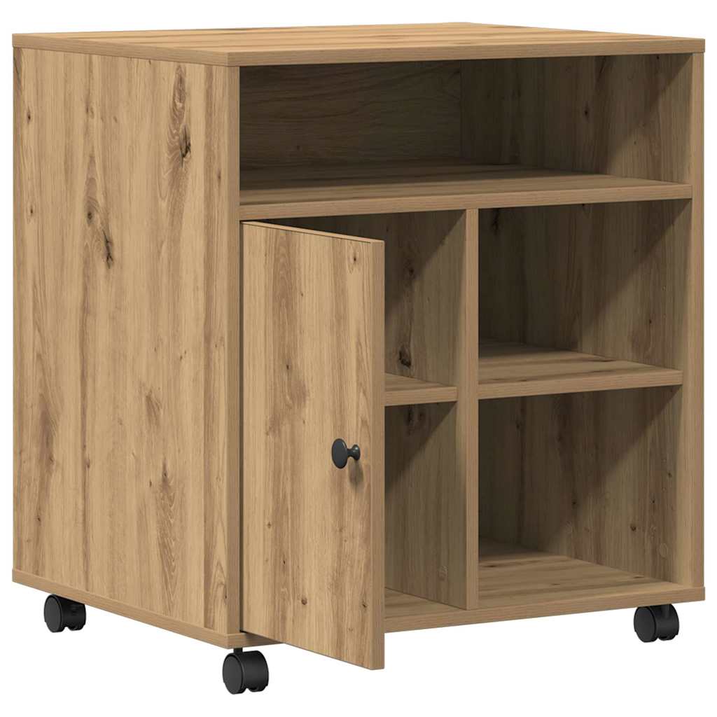 Druckerständer Eiche handwerklich 60 x 50 x 67 cm Holzwerkstoff