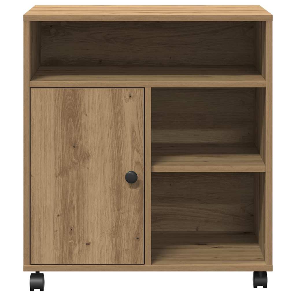 Druckerständer Eiche handwerklich 60 x 50 x 67 cm Holzwerkstoff