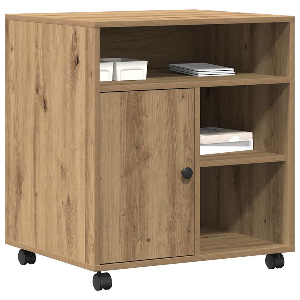 Druckerständer Eiche handwerklich 60 x 50 x 67 cm Holzwerkstoff