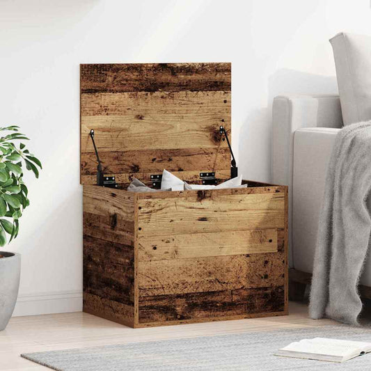 Aufbewahrungsbox Altholz 60 x 42 x 46 cm Holzwerkstoff