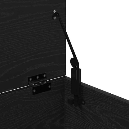 Aufbewahrungsbox Schwarz Eichen-Optik 60 x 42 x 46 cm