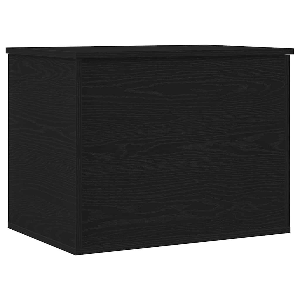 Aufbewahrungsbox Schwarz Eichen-Optik 60 x 42 x 46 cm