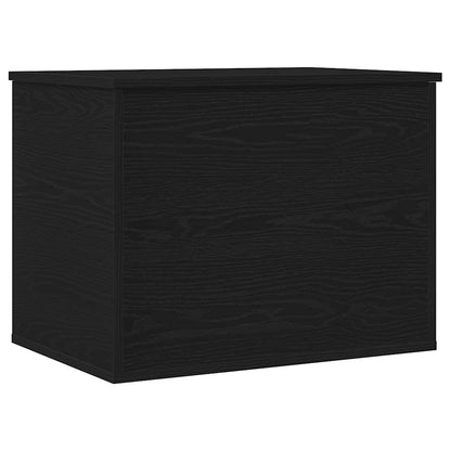 Aufbewahrungsbox Schwarz Eichen-Optik 60 x 42 x 46 cm
