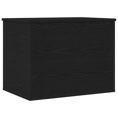 Aufbewahrungsbox Schwarz Eichen-Optik 60 x 42 x 46 cm
