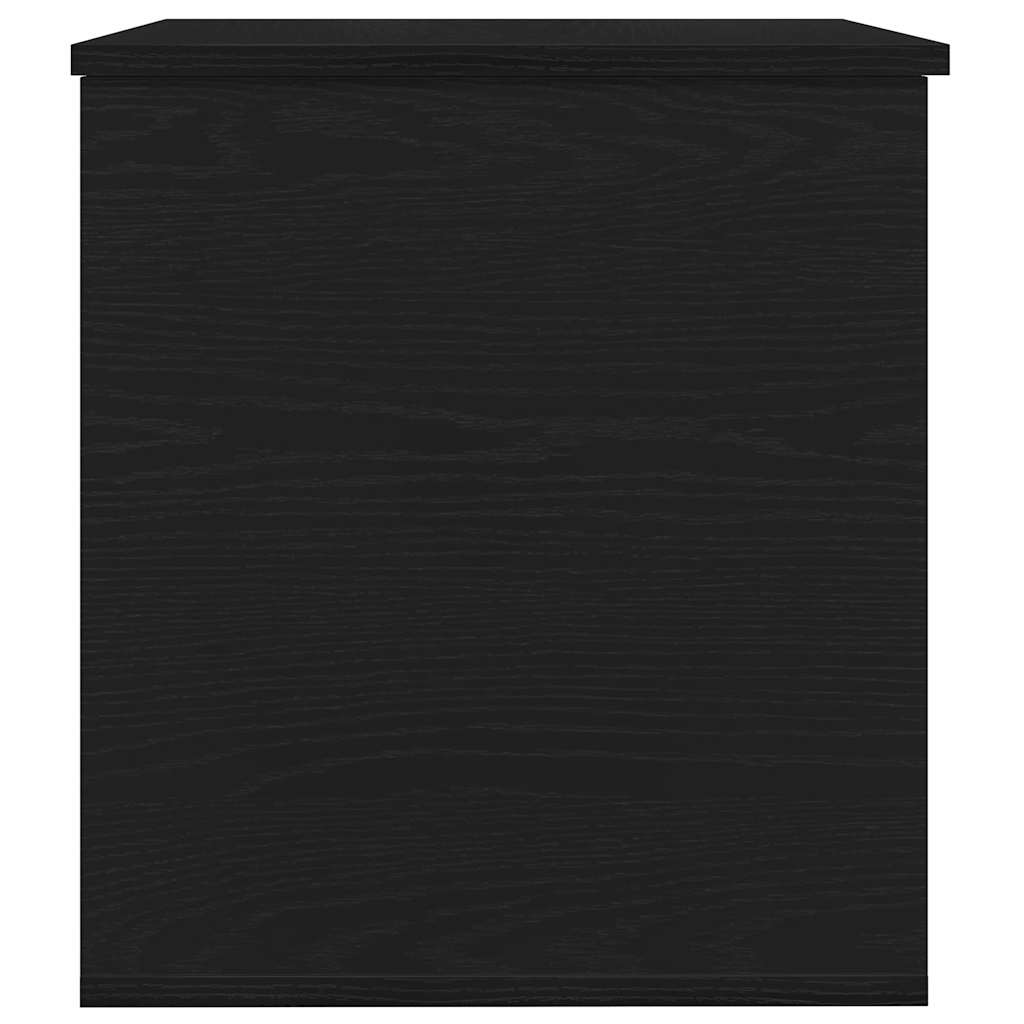 Aufbewahrungsbox Schwarz Eichen-Optik 60 x 42 x 46 cm