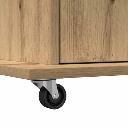 Podium Eiche handwerklich 55 x 55 x 107 cm Holzwerkstoff