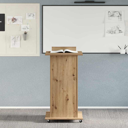 Podium Eiche handwerklich 55 x 55 x 107 cm Holzwerkstoff
