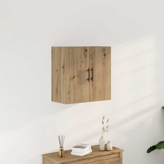 Wandschrank Eiche handwerklich 60 x 31 x 60 cm Holzwerkstoff