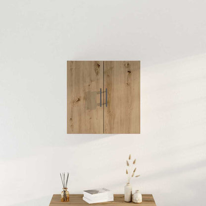 Wandschrank Eiche handwerklich 60 x 31 x 60 cm Holzwerkstoff