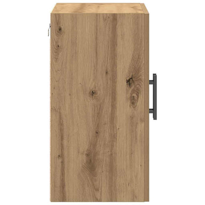 Wandschrank Eiche handwerklich 60 x 31 x 60 cm Holzwerkstoff