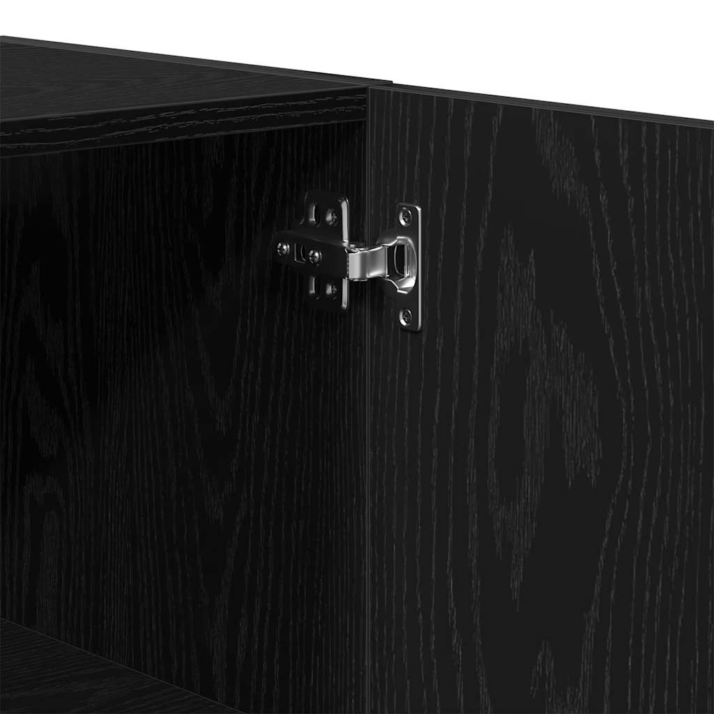 Wandschrank Schwarze Eiche 60 x 31 x 60 cm Holzwerkstoff