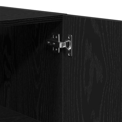 Wandschrank Schwarze Eiche 60 x 31 x 60 cm Holzwerkstoff