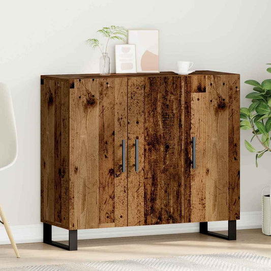 Sideboard Altholz 90 x 34 x 80 cm Holzwerkstoff