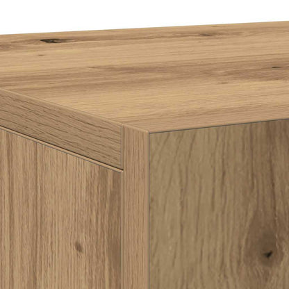 Sideboard Artisan-Eiche 90 x 34 x 80 cm Holzwerkstoff