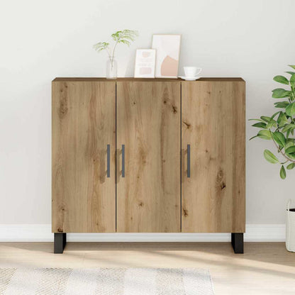 Sideboard Artisan-Eiche 90 x 34 x 80 cm Holzwerkstoff