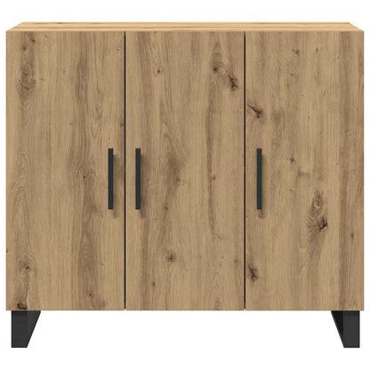 Sideboard Artisan-Eiche 90 x 34 x 80 cm Holzwerkstoff
