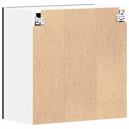 Hängeschrank mit Tür Riga Schwarz Eichen-Optik 60 x 31 x 60 cm