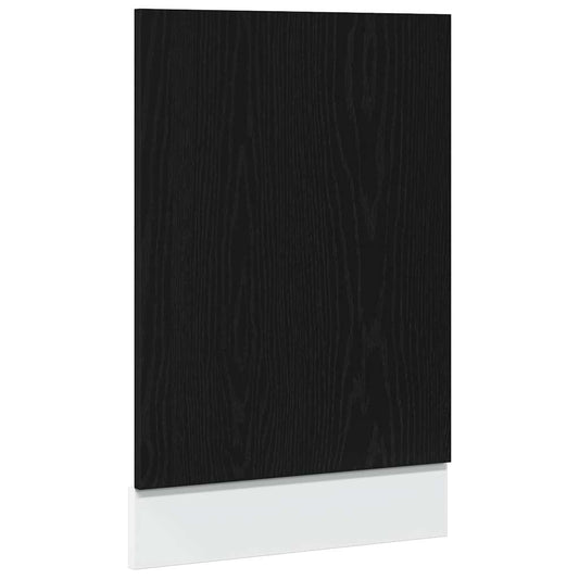 Opvaskemaskine panel sort eg look 45x1,5x67 cm