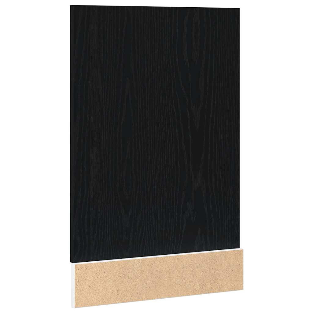 Opvaskemaskine panel sort eg look 45x1,5x67 cm