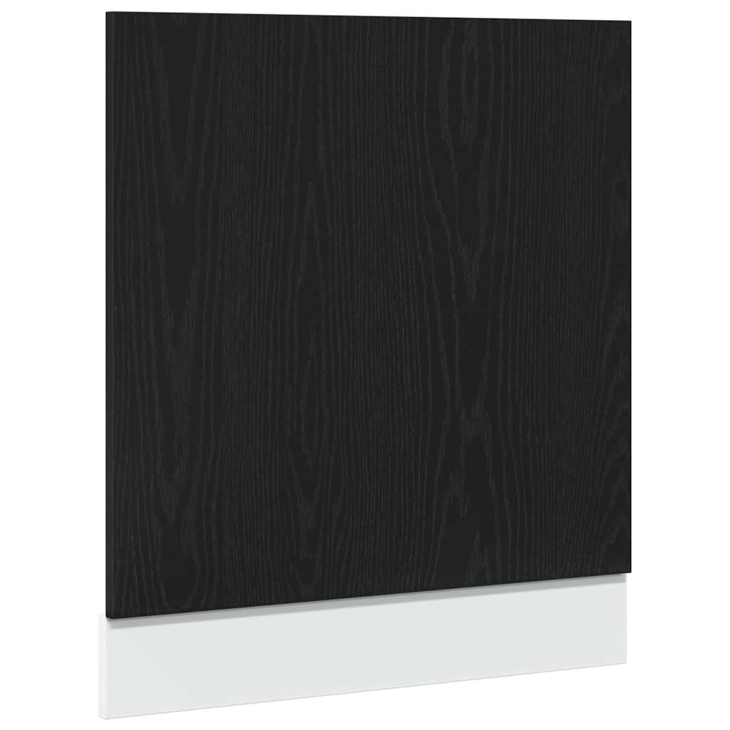 Opvaskemaskine panel sort eg look 60x1,5x67 cm