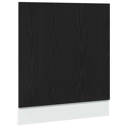 Opvaskemaskine panel sort eg look 60x1,5x67 cm