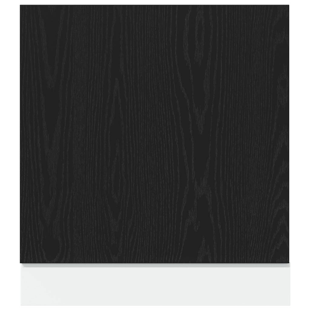 Opvaskemaskine panel sort eg look 60x1,5x67 cm