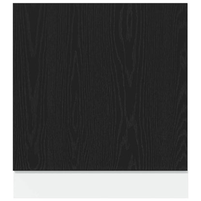 Opvaskemaskine panel sort eg look 60x1,5x67 cm