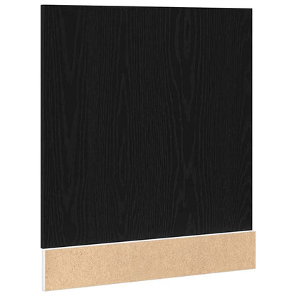 Opvaskemaskine panel sort eg look 60x1,5x67 cm