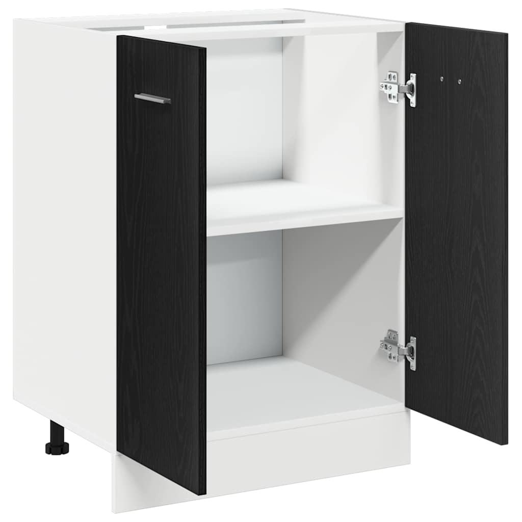 Unterschrank Schwarzeiche 60x46x81,5 cm Holzwerkstoff