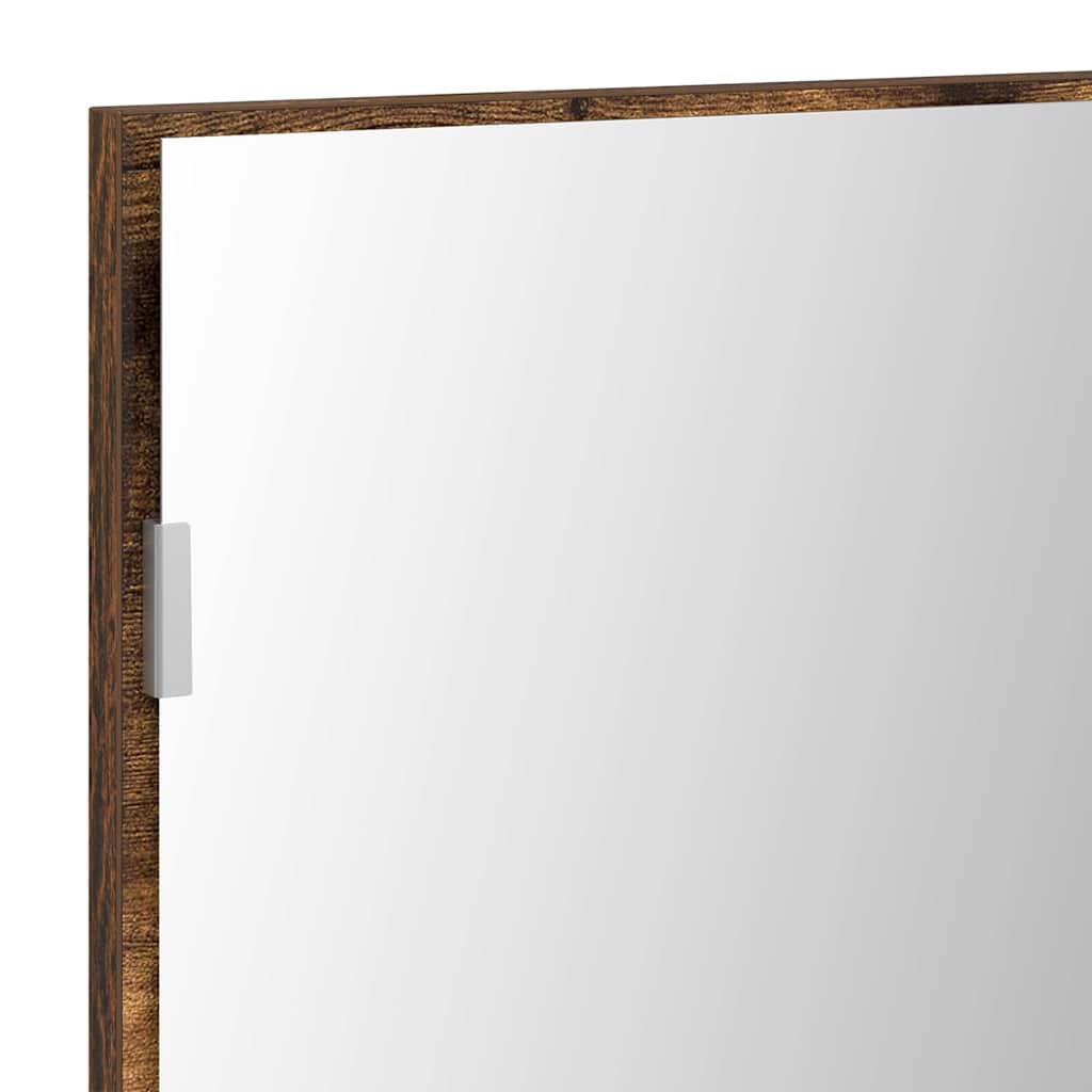 Badezimmer Spiegel Braun 80 x 8,5 x 37 cm Holzwerkstoff