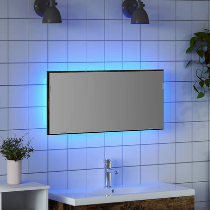 Badezimmer Spiegel Braun 80 x 8,5 x 37 cm Holzwerkstoff