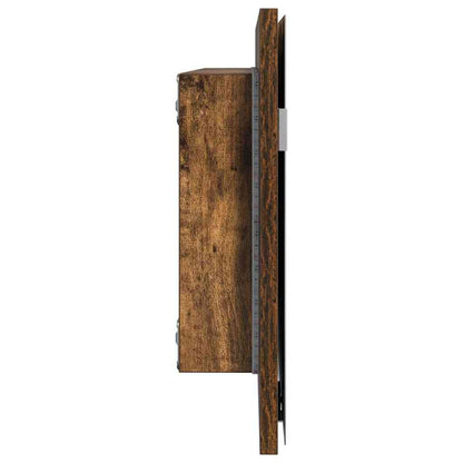 Badezimmer Spiegel Braun 80 x 8,5 x 37 cm Holzwerkstoff