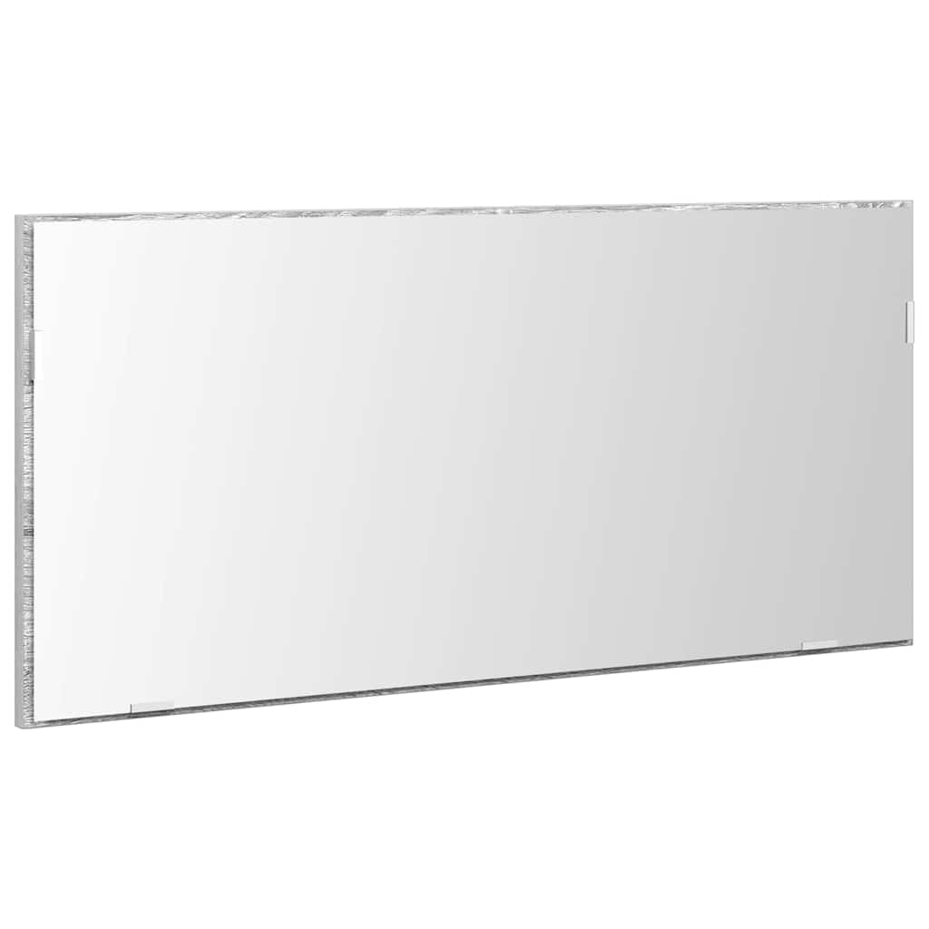 Badezimmer Spiegel mit Spiegel Hochgrau Sonoma 80 x 8,5 x 37 cm
