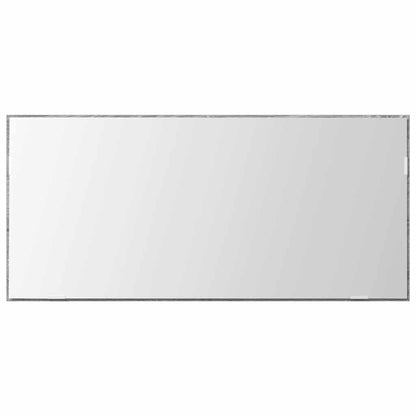 Spiegel Hellgrau Sonoma 80 x 37 cm Glas und engineered Holz