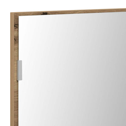 Badezimmer Spiegel Eiche handwerklich 80 x 8,5 x 37 cm