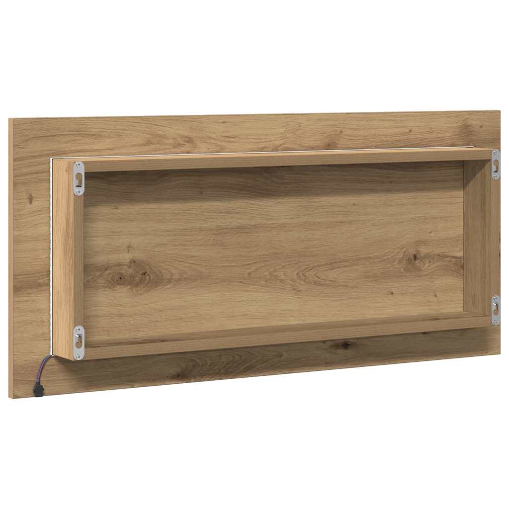 Badezimmer Spiegel Eiche handwerklich 80 x 8,5 x 37 cm