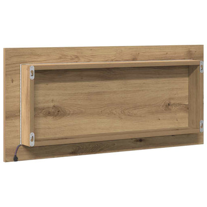 Badezimmer Spiegel Eiche handwerklich 80 x 8,5 x 37 cm