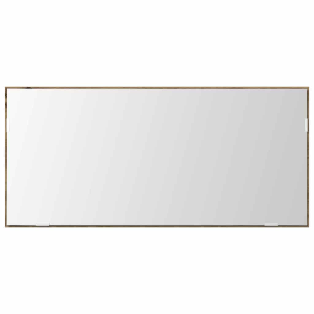 Badezimmer Spiegel Eiche handwerklich 80 x 8,5 x 37 cm