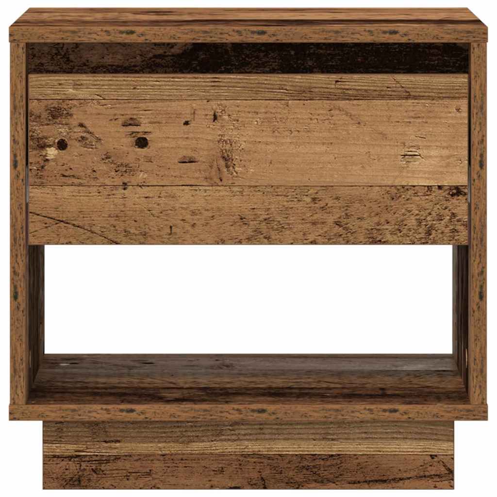 Nachttisch 2 pcs Altholz 45 x 34 x 44 cm Holzwerkstoff
