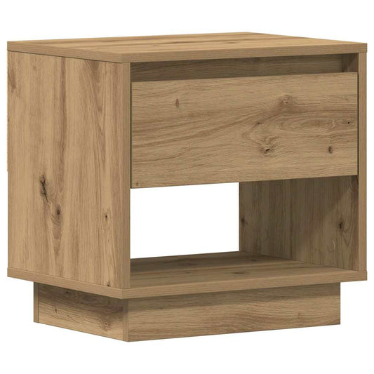Nachttisch Eiche handwerklich 45 x 34 x 44 cm Holzwerkstoff