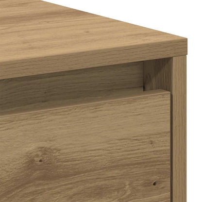 Nachttisch 2 pcs Eiche handwerklich 45 x 34 x 44 cm