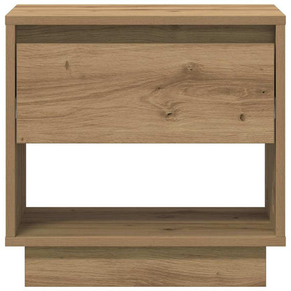 Nachttisch 2 pcs Eiche handwerklich 45 x 34 x 44 cm