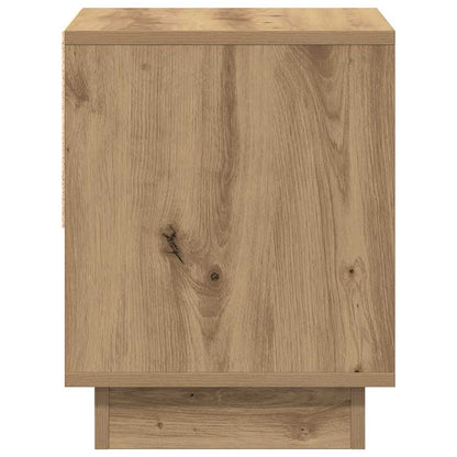 Nachttisch 2 pcs Eiche handwerklich 45 x 34 x 44 cm