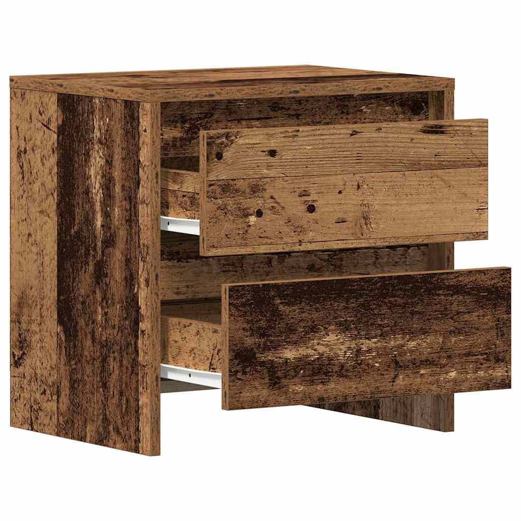Nachttisch 2 pcs Altholz 45 x 34 x 44.5 cm Holzwerkstoff