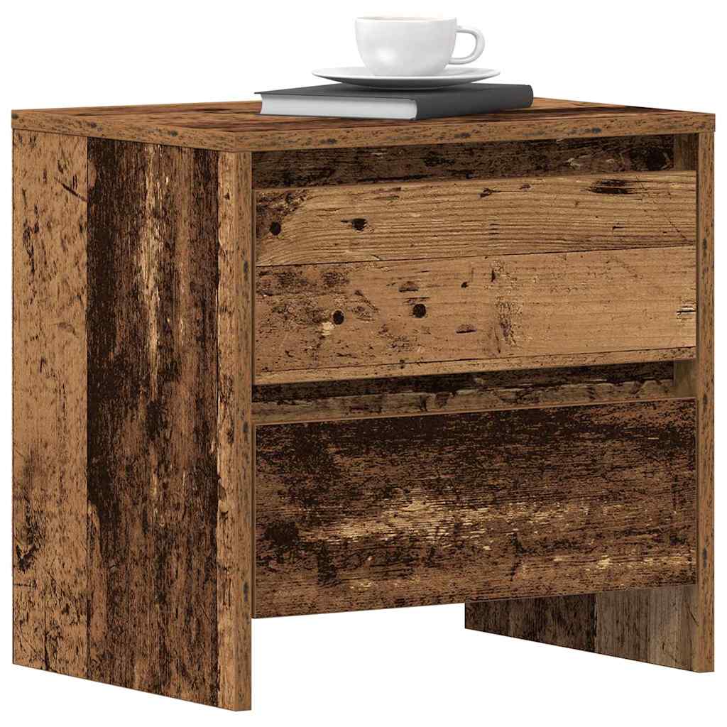 Nachttisch 2 pcs Altholz 45 x 34 x 44.5 cm Holzwerkstoff
