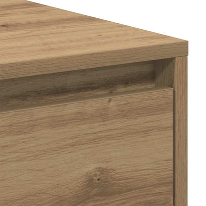 Nachttisch 2 pcs Eiche handwerklich 45 x 34 x 44.5 cm
