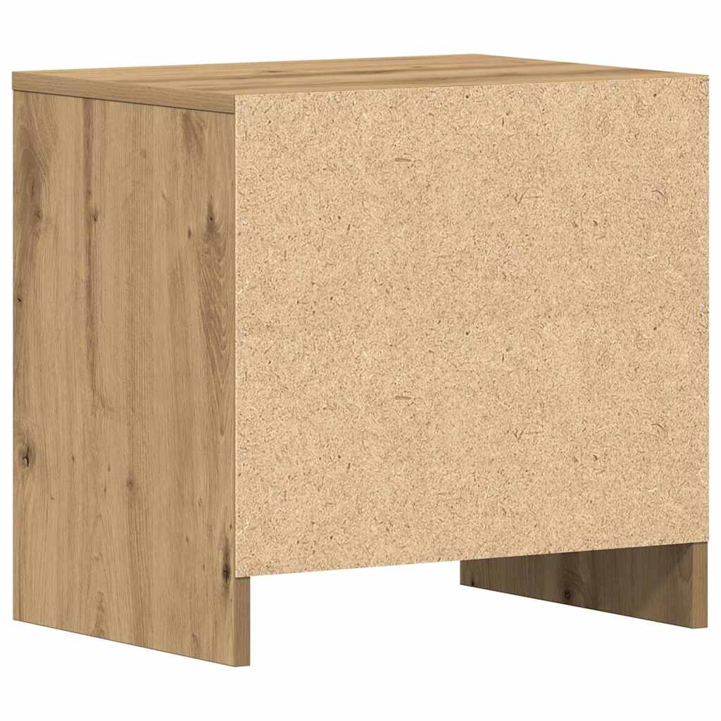 Nachttisch 2 pcs Eiche handwerklich 45 x 34 x 44.5 cm