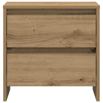 Nachttisch 2 pcs Eiche handwerklich 45 x 34 x 44.5 cm