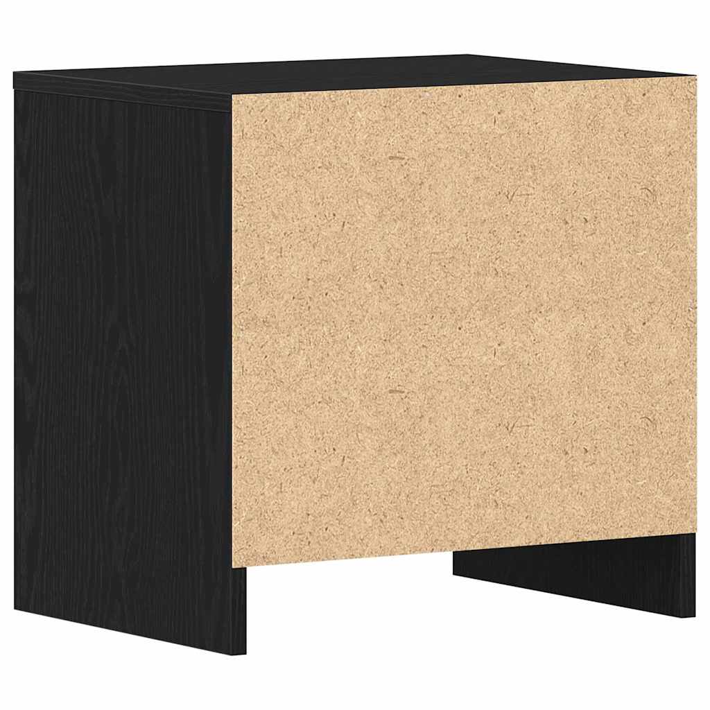 Nachttisch 2 pcs Schwarze Eiche 45 x 34 x 44.5 cm Holzwerkstoff